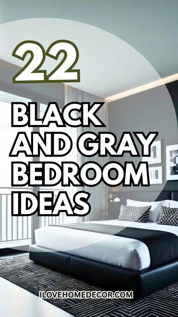 Black and Gray Bedroom Ideas