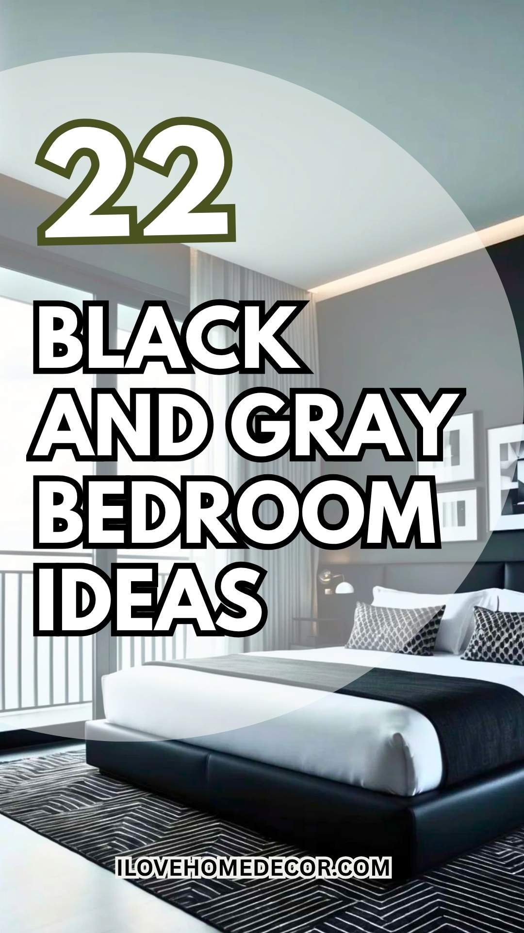 Black and Gray Bedroom Ideas