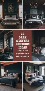 Dark Western Bedroom Ideas