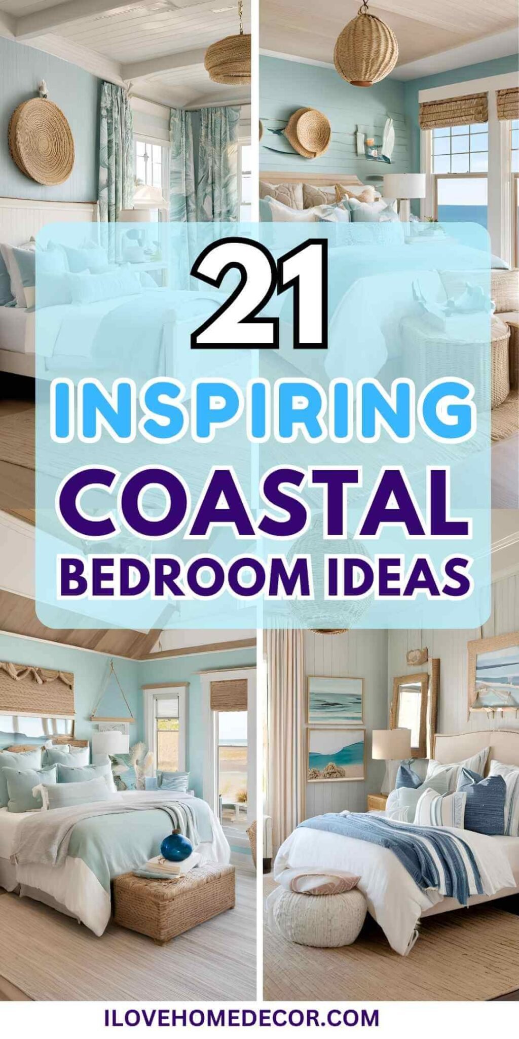 Bring a Fresh Vibe Home with 21 Coastal Bedroom Ideas