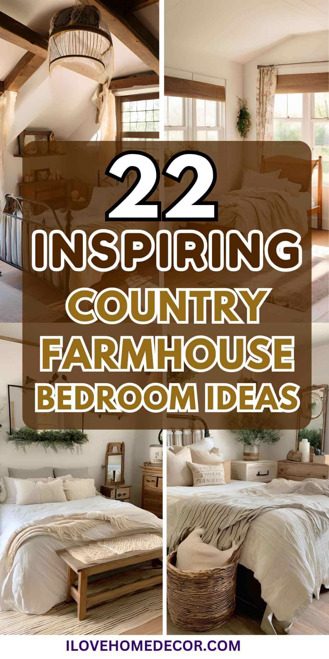 Country Farmhouse Bedroom Ideas