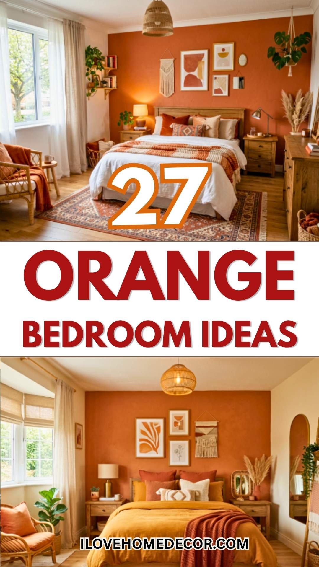 Orange Bedroom Ideas