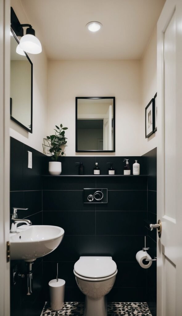 23 Inspiring Small Black Bathroom Ideas for Chic Spaces