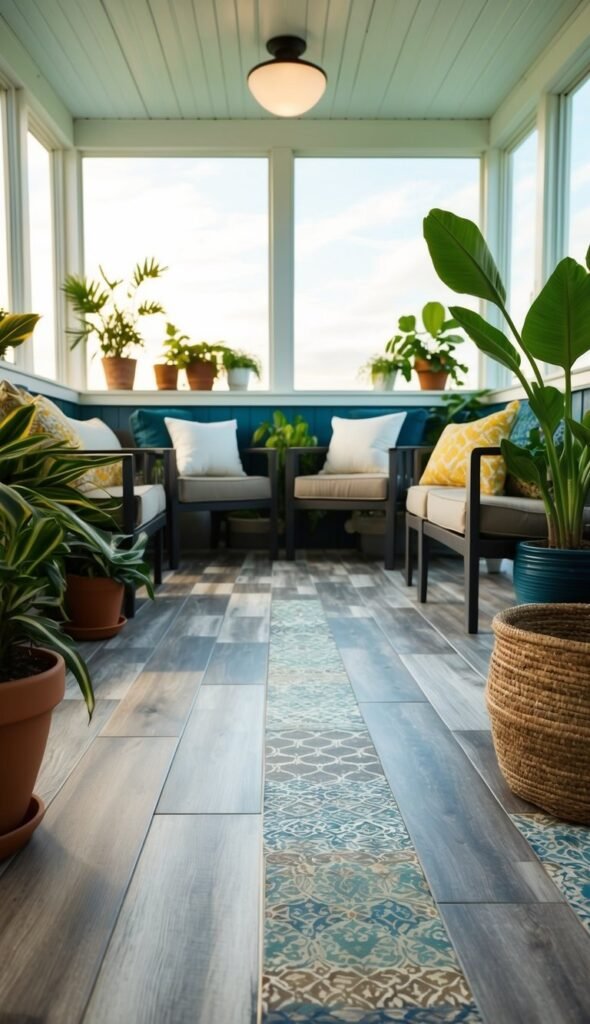 Boost Your Space with 23 Inspiring Sunroom Flooring Ideas