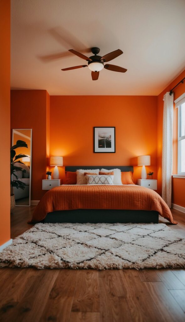 Orange Bedroom Ideas