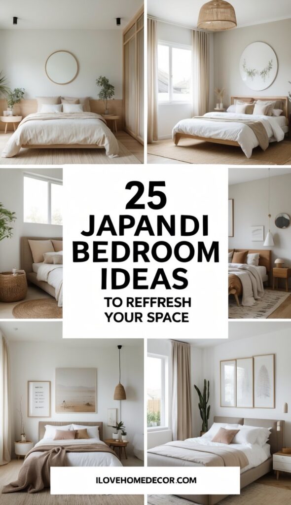 Japandi Bedroom Ideas