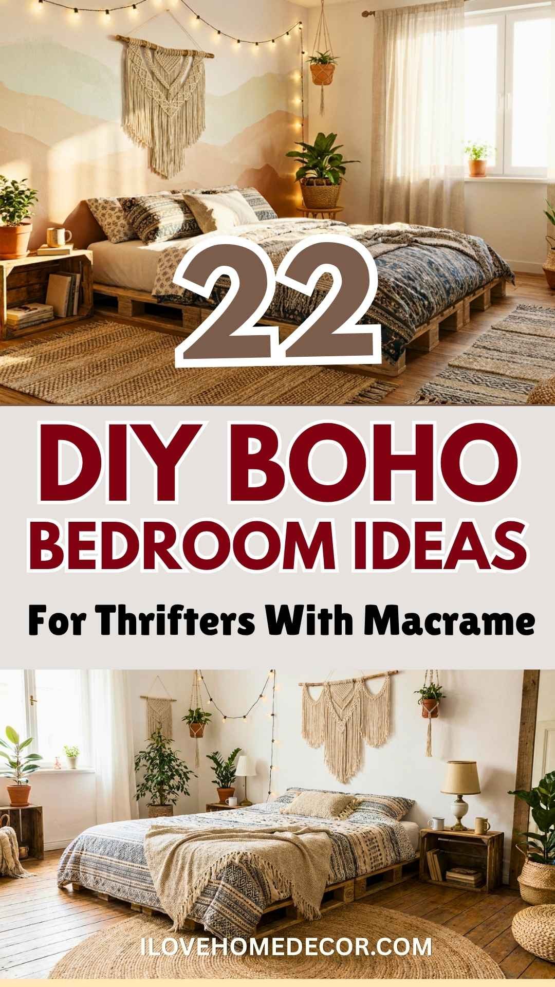 DIY Boho Bedroom Ideas