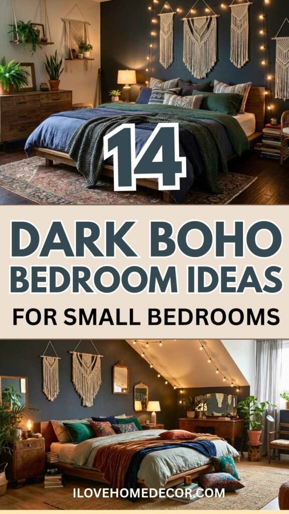 Dark Boho Bedroom Ideas
