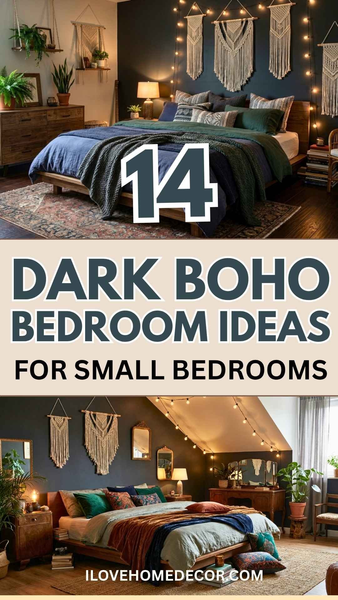 Dark Boho Bedroom Ideas