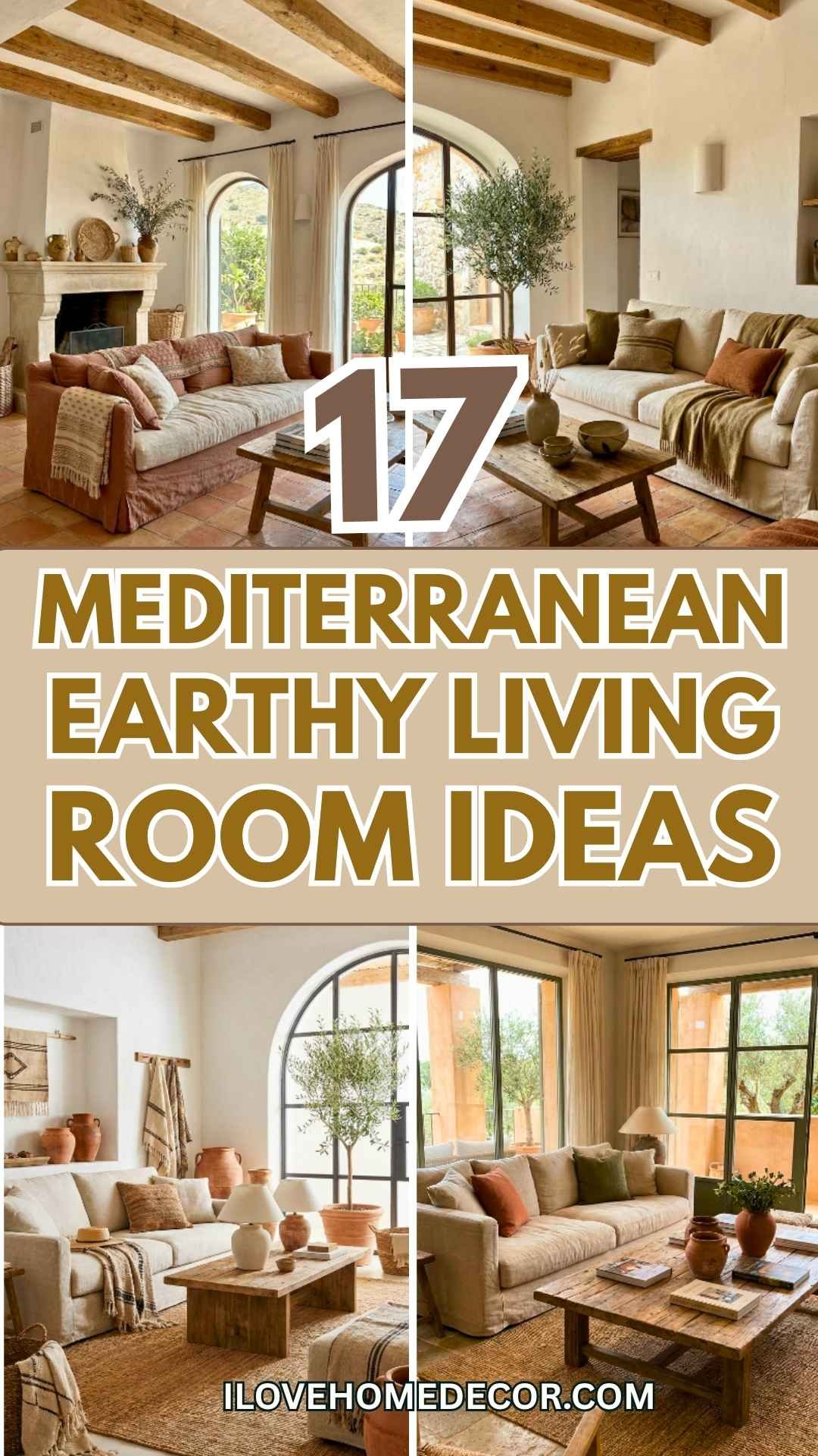 Mediterranean Earthy Living Room Ideas