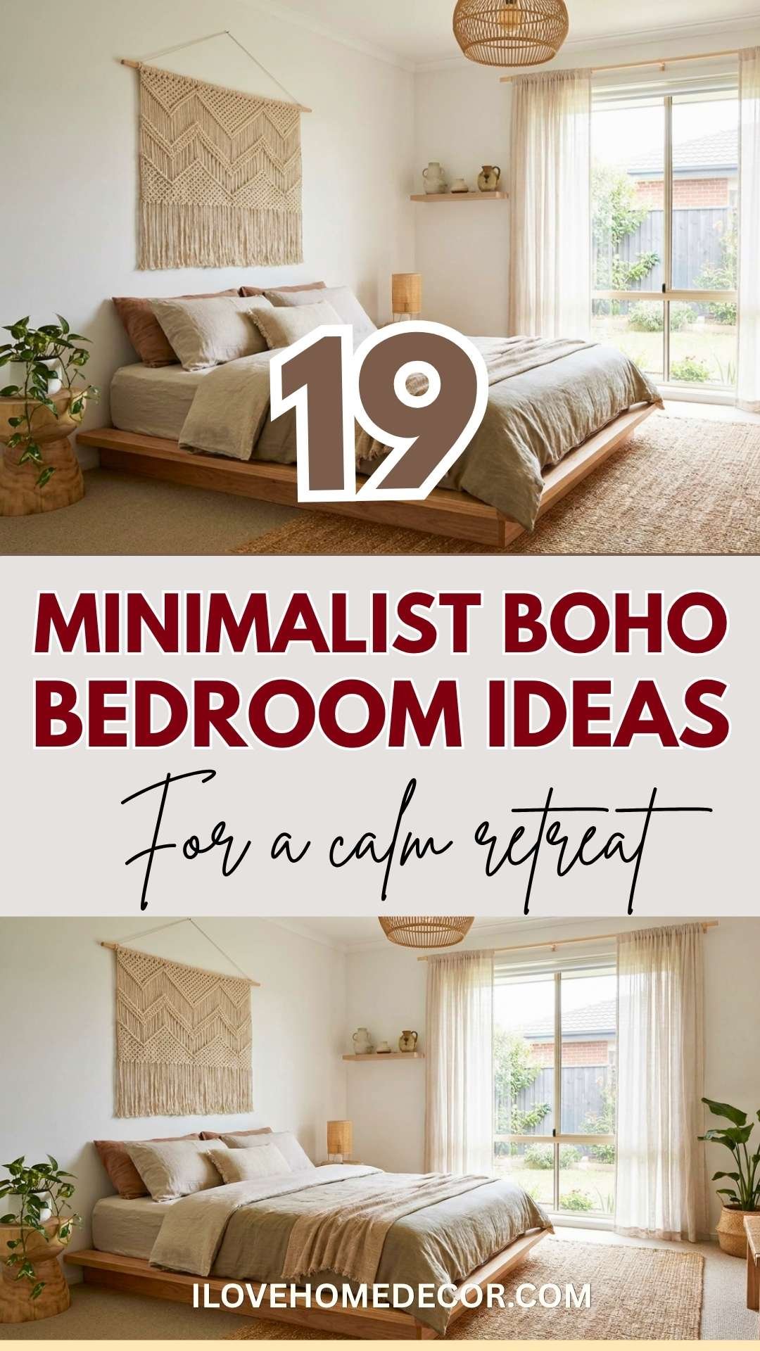 Minimalist Boho Bedroom Ideas